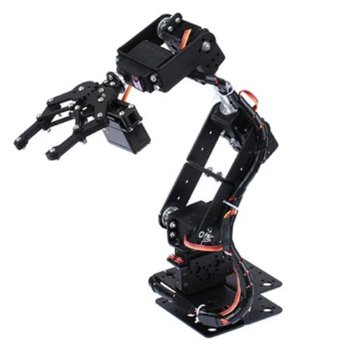 Robot Mechanical Arm, Metal Gear Flexible Steering Aluminum Plate Robot Arm for Industrial Robot Parts