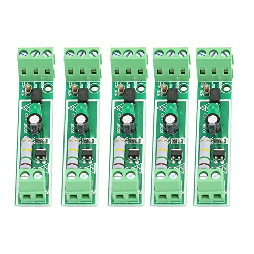 Gaeirt 1 Channel Detection Board, 5PCS Less Interference Output TTL Level Optocoupler Isolation Module for 220VAC Voltage Detection