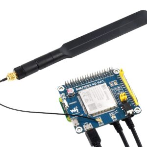 NGW-1Set 2G/3G/4G/GSM/GPRS/GNSS HAT for Raspberry Pi Based on SIM7600G-H Supports LTE CAT4 up to 150Mbps for Downlink Data Transfer