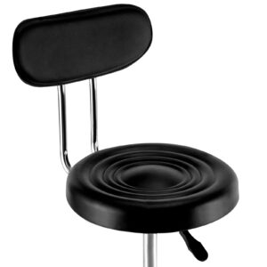 FLYHERO Salon Chair with 360-degree Swivel Seat Salon Stool Swivel Saddle Chair Stool Hydraulic Height Adjustable