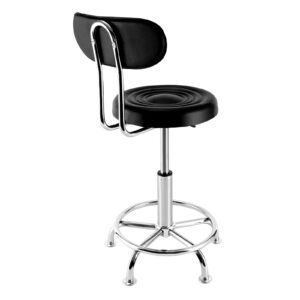 FLYHERO Salon Chair with 360-degree Swivel Seat Salon Stool Swivel Saddle Chair Stool Hydraulic Height Adjustable