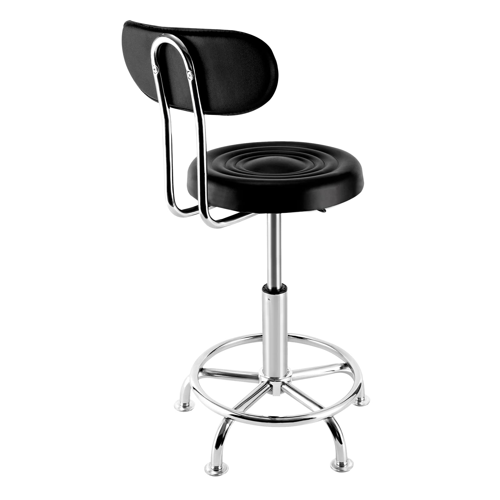 FLYHERO Salon Chair with 360-degree Swivel Seat Salon Stool Swivel Saddle Chair Stool Hydraulic Height Adjustable