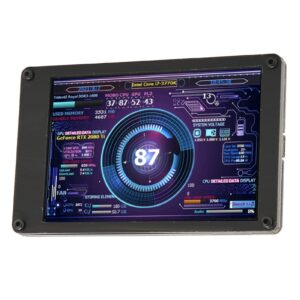 computer temp monitor, 3.5in ips usb mini screen aida64 pc cpu ram data monitor pc sensor panel for pc computer case secondary screen