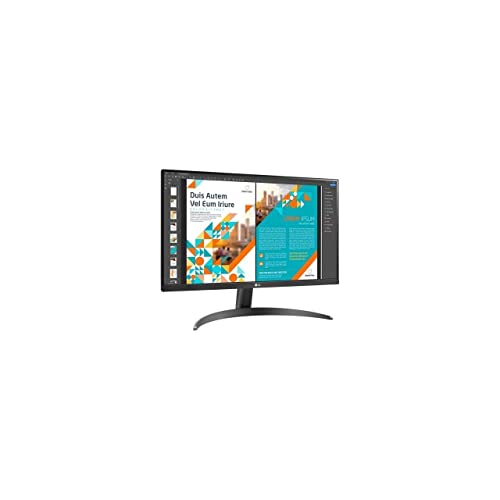 LG 24QP500-B 24" QHD (2560x1440) 75Hz 5ms IPS FreeSync Monitor, Black (Renewed)