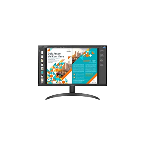 LG 24QP500-B 24" QHD (2560x1440) 75Hz 5ms IPS FreeSync Monitor, Black (Renewed)