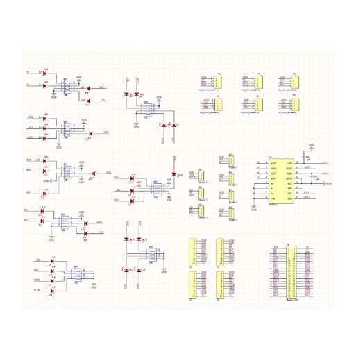 Sensor Expansion Board, ADDA Chip LED GPIO IO Port Terminal Block Development Board Clear Identification for 4B 3B CM4