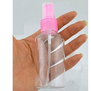 LEUYA Small 2pcs Fine Mist Sprayer Bottles Refillable Empty Small Spray Bottles Container Makeup Cosmetic Atomizers for Hand Cleaning Essential Oils Travel Perfumes