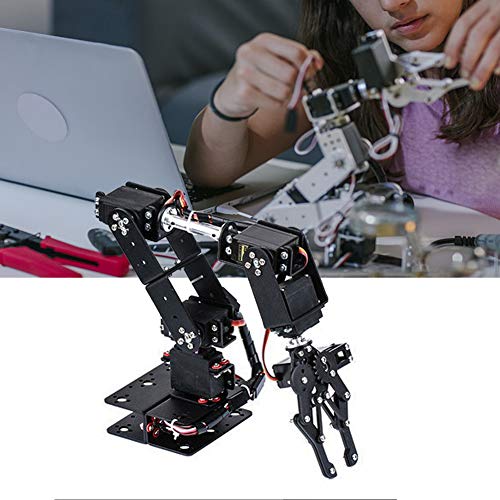 Robot Mechanical Arm, Metal Gear Smoothing Rotation Robot Arm Flexible Steering for Industrial Robot Parts