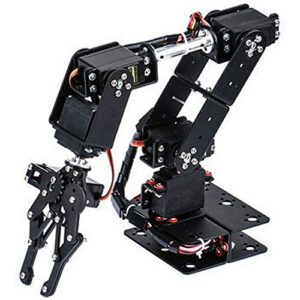 Robot Mechanical Arm, Metal Gear Smoothing Rotation Robot Arm Flexible Steering for Industrial Robot Parts