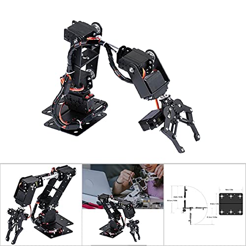 Robot Mechanical Arm, Metal Gear Smoothing Rotation Robot Arm Flexible Steering for Industrial Robot Parts