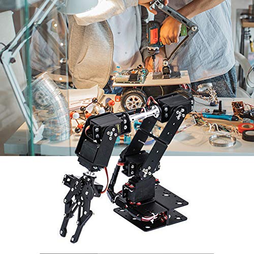 Robot Mechanical Arm, Metal Gear Smoothing Rotation Robot Arm Flexible Steering for Industrial Robot Parts