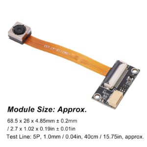 USB Camera Module, 5Mp USB Autofocus Free Driver 76 ° Wide Angle OV5647 Chip Board Industrial Component