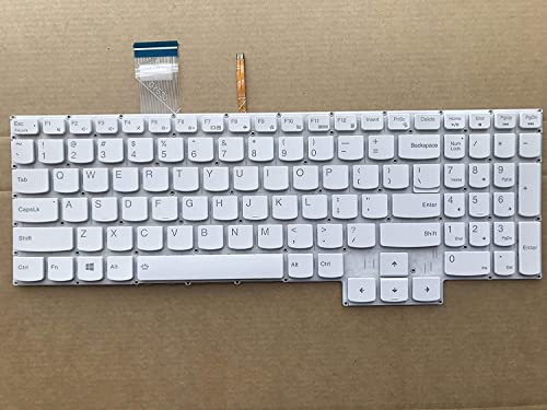 Original New for Lenovo Legion 5i Gen 6 15.6" Gaming Laptop US White Keyboard Backlit