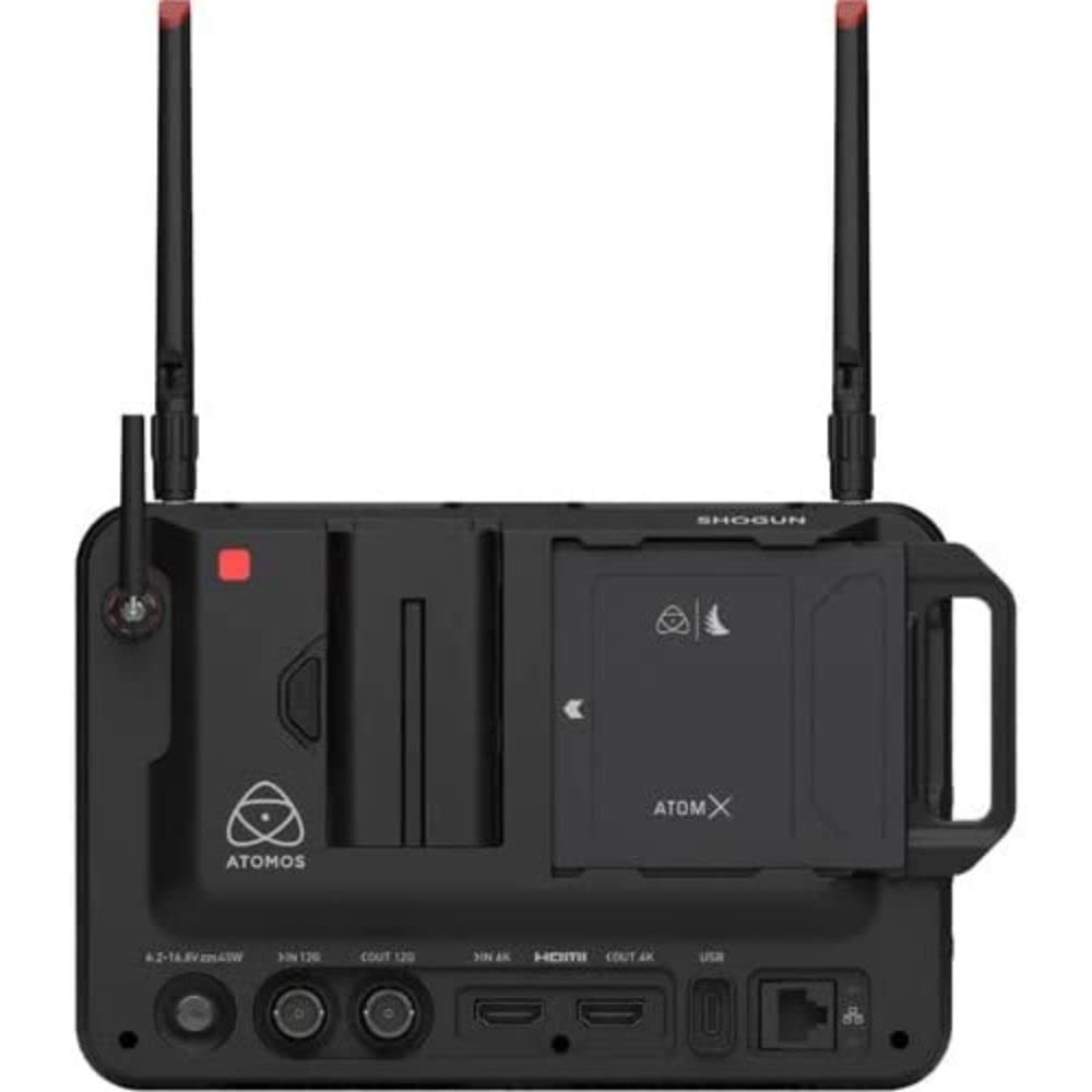 Atomos Shogun Connect 7" HDR Monitor, Recorder, and Cloud Device Bundle Nextorage AtomX SSDmini (1TB), Li-ION Battery Pack, and AC/DC Charger