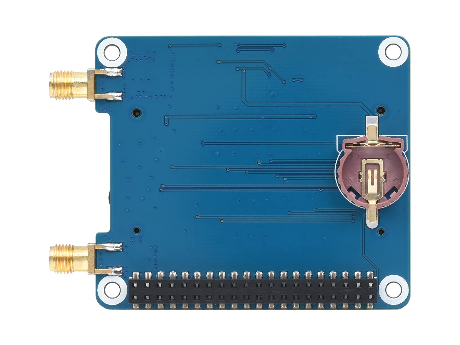 NGW-1set SX1303 915M LoRaWAN Gateway HAT Compatible with Raspberry Pi with L76K Module Standard Mini-PCIe Socket, Long Range Transmission, Large Capacity, Multi-Band Support