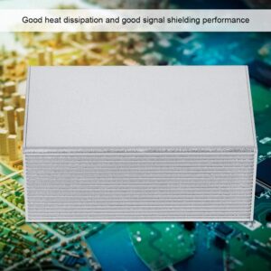 Aluminum Box, Aluminum Shell, Aluminum Alloy Project Box Case Shell, Good Heat Dissipation Performance, for GPRS Circuit Board