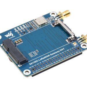 NGW-1set SX1303 915M LoRaWAN Gateway HAT Compatible with Raspberry Pi with L76K Module Standard Mini-PCIe Socket, Long Range Transmission, Large Capacity, Multi-Band Support