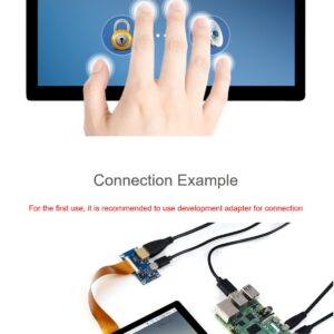 7inch 1024x600 IPS Integrated Display Supports Raspberry Pi 4B/3B+/3B/2B/B+/A+/Zero/Zero W/WH/Zero 2W and Jetson Nano and Windows PC with Acce Cables (No Touch) @XYGStudy (70H-1024600-IPS-B)