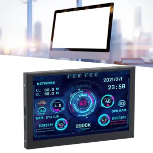 KOSDFOGE Computer Temp Monitor, Computer CPU and RAM Data Monitor with Advanced Data Logging and Customizable Alerts - Compact and Portable Design for PC and Gaming Consoles