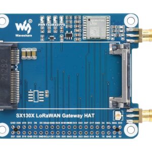 NGW-1set SX1303 915M LoRaWAN Gateway HAT Compatible with Raspberry Pi with L76K Module Standard Mini-PCIe Socket, Long Range Transmission, Large Capacity, Multi-Band Support