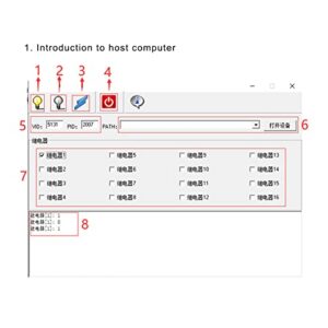 4 Channel Relay Module, Send Serial Commands PCB 10A 250VAC Overcurrent Protection USB Relay Expansion Board Drive Free Intelligent Control for PC