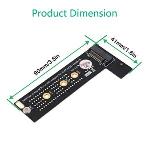 Zyyini Bindpo SSD Converter, M.2 NGFF MKey NVME SSD Converter Card Adapter Module for OS Computer Mini A1347 Model 2014, for M Key SSD