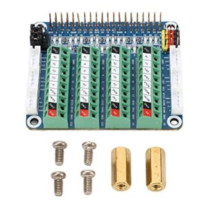 Sensor Expansion Board, Compact Size Development Board LED GPIO IO Port Standard Hole Terminal Block Excellent PCB for 4B 3B CM4