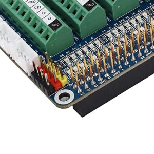 Sensor Expansion Board, Compact Size Development Board LED GPIO IO Port Standard Hole Terminal Block Excellent PCB for 4B 3B CM4