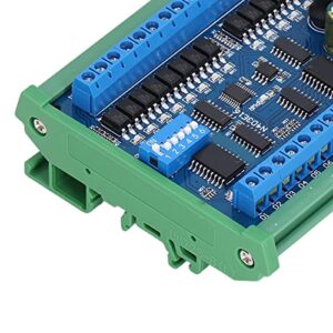 16 Input 16 Output Expansion Board, Power Supply Control Module Less Interference Compact Size DIN35 and C45 Rail Mount for Smart Home for Surveillance System(with Casing)