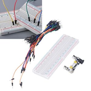 Breadboard Kit 12V, 830 Tie Points Breadboard Kit Multipurpose Female USB Socket with Power Supply for Programming DIY Projects