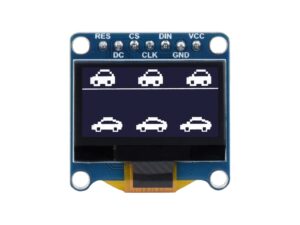 waveshare 0.96inch oled display module for raspberry pi/arduino/stm32, 128×64 pixels screen, white display color, 4-wire spi / i2c communication interfaces, 3.3v / 5v