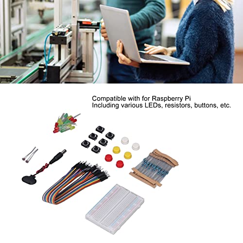 Electronics Component Kit, Electronics Component Starter Kit Photoresistor Battery Connector for DIY