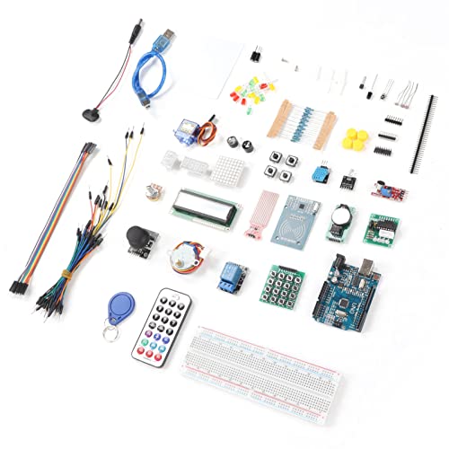 Electronic Projects Starter Kit, High Efficiency Reliable LCD Screen Development Board Kit Complete for DIY