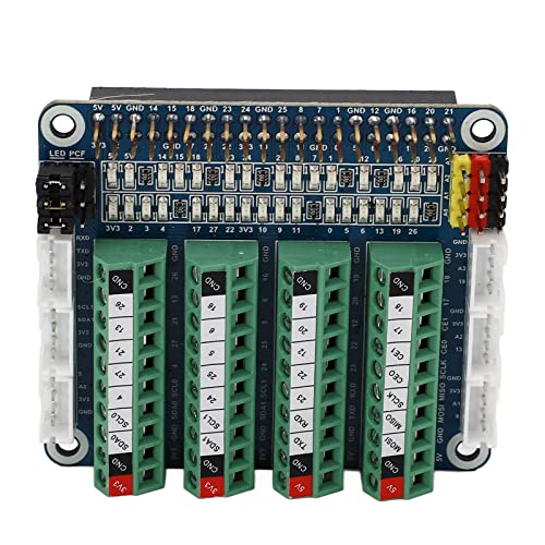 Sensor Expansion Board, Clear Identification Excellent PCB Development Board Compact Size LED GPIO IO Port for 4B 3B CM4