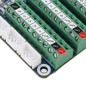 Sensor Expansion Board, Compact Size Development Board LED GPIO IO Port Standard Hole Terminal Block Excellent PCB for 4B 3B CM4