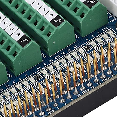 Sensor Expansion Board, Clear Identification Excellent PCB Development Board Compact Size LED GPIO IO Port for 4B 3B CM4