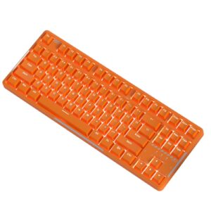 ocuhome 87 keys magnetic keycap, rgb backlit plug play wired keyboard office mechanical gaming keyboard computer accessories b