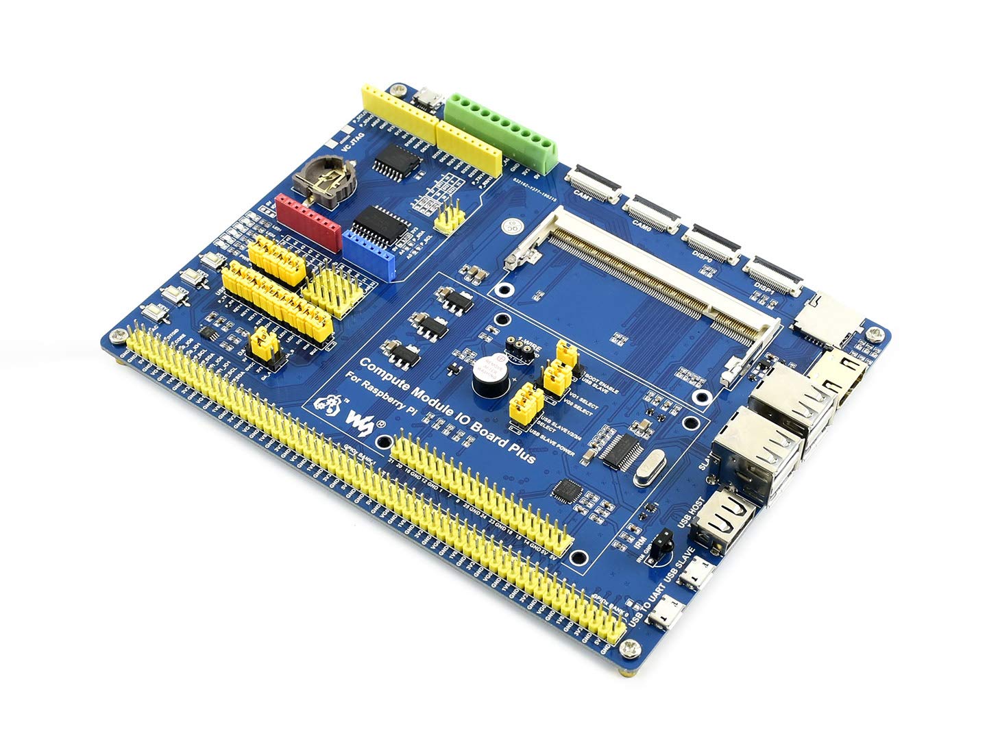 NGW-1pc Compute Module IO Board Plus Development Composite Breakout Board for Developing with Raspberry Pi CM3 CM3L