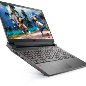 Dell 2023 G15 15.6" 120Hz FHD Gaming Laptop 12-Core Intel i5-12500H 32GB DDR5 1TB NVMe SSD NVIDIA GeForce RTX 3050 4GB GDDR6 USB-C w/DP HDMI2.1 WiFi AX BT RJ-45 Backlit KB Webcam Windows 11 Pro