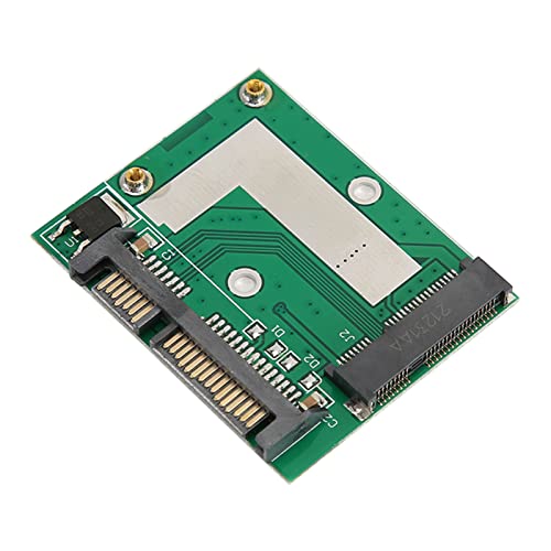 BOTEGRA MSATA SSD to 2.5in SATA Card, Mini Pcie SSD Adapter 6.0 Gbps PCB Durable Simple Operation Driver Free for Laptop