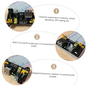 CUBTOL 6pcs Power Module Challah Board USB Breadboard Module Breadboard Repair Supplies Mb102 Breadboard Replacement 3.3v 5v Breadboard Power Supply 3.3v 5v Breadboard Module Dc Supplies