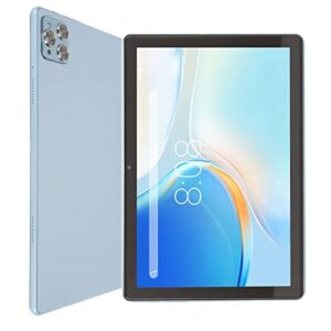 rosvola 10in tablet, for android 11 blue 100‑240v tablet pc for travel (blue)