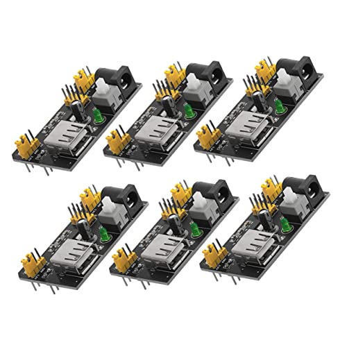 CUBTOL 6pcs Power Module Challah Board USB Breadboard Module Breadboard Repair Supplies Mb102 Breadboard Replacement 3.3v 5v Breadboard Power Supply 3.3v 5v Breadboard Module Dc Supplies