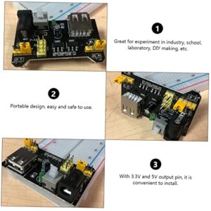 CUBTOL 6pcs Power Module Challah Board USB Breadboard Module Breadboard Repair Supplies Mb102 Breadboard Replacement 3.3v 5v Breadboard Power Supply 3.3v 5v Breadboard Module Dc Supplies