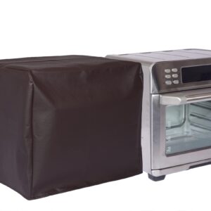 PERFECT DUST COVER, Brown Padded Cover Compatible with Emeril Lagasse Power Air Fryer 360 Model S∙AFO-001 Toaster Oven Standard Size, Double Stitched and Waterproof Cover by The