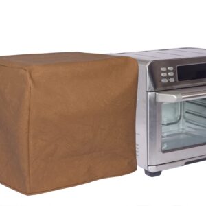 PERFECT DUST COVER, Tan Padded Cover Compatible with Emeril Lagasse Power Air Fryer 360 Model S∙AFO-001 Toaster Oven Standard Size, Double Stitched and Waterproof Cover by The