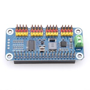 raspberry pi expansion board,jadpes steering actuator driver board 16-channel 2-bit resolution raspberry pi pwm servo motor iic interface module for robot