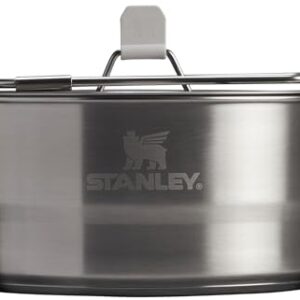 Stanley Wildfare Pro 5-Piece Saucepan Cookset | 2 qt Saucepan with Fold & Lock Handle | Camping Essentials for Your Camp Kitchen