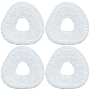 diansung 4pcs mop pad for narwal freo x ultra / j4 / j4 lite robot vacuum cleaner replacement part, microfiber mop cloth washable wipes accessories