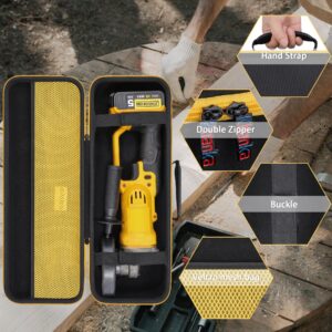 khanka Hard Travel Case Replacement for DEWALT DCG412B 20V MAX 4-1/2 Inch Angle Grinder Tool, Cordless,Case Only.